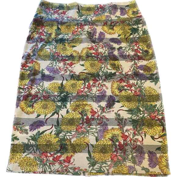 LuLaRoe Women's Cassie Knee Length Floral Pencil Skirt. Hippy, Boho, Fairy - Picture 1 of 6